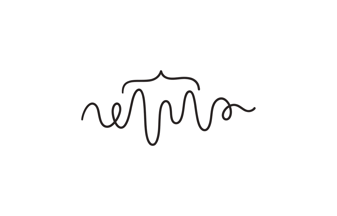 A line drawing of an audio waveform with a three-second window bracketed above it, illustrating how brief a voice clone source can be.